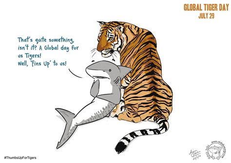 "Oh, Dakuwaqa!" - The Shark comics and cartoons: Global Tiger Day