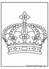 Royal Crown Coloring Page sketch template