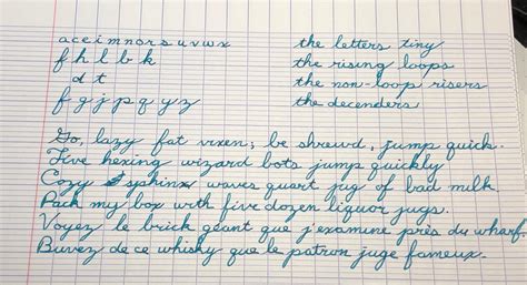 Practice on French ruled paper : r/Handwriting