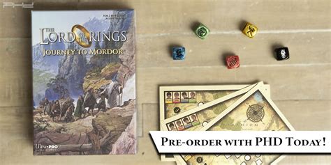 The Lord of the Rings: Journey to Mordor — Ultra•PRO - PHD Games