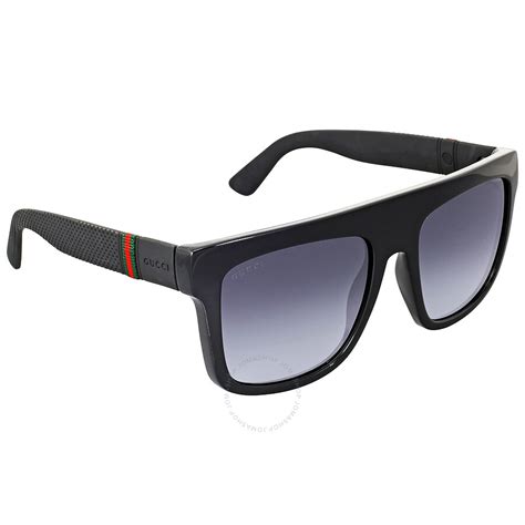 Gucci Rectangle Dark Grey Gradient Men's Sunglasses GG1116/SM1V90 ...