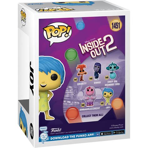 Inside Out 2 Joy Funko Pop! Vinyl Figure #1451