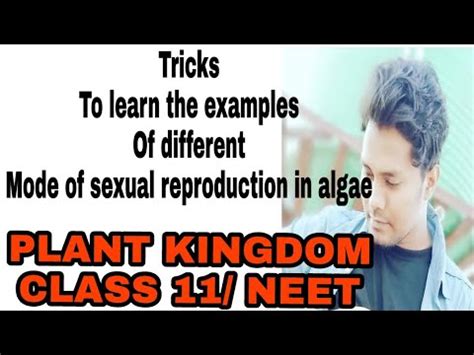 Tricks to learn the examples of isogamy, oogamy and anisogamy type of sexual reproduction in ...