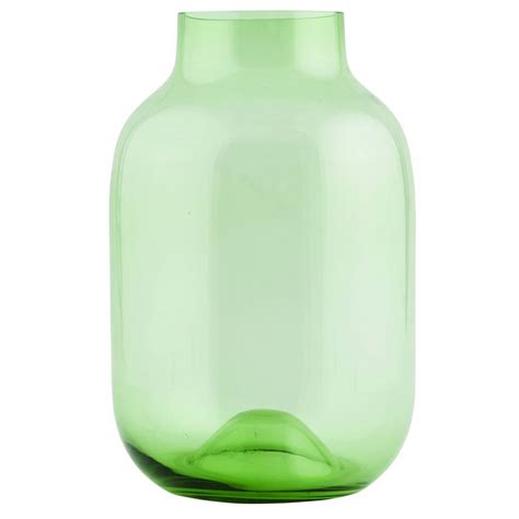 Housedoctor Vase Shaped recycled green glass ø21xh32,5cm - Wonen met LEF!