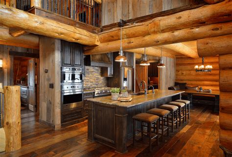 17 Amazing Log Cabin Kitchen Design To Inspire Your Home’s Look