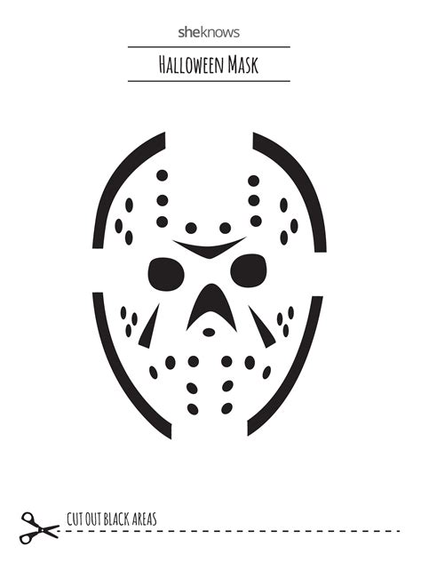 Printable Jason Mask Template Free printable colorings pages to print and color these pictures ...