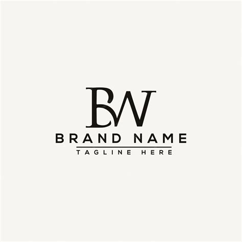 Premium Vector | Bw logo design template vector graphic branding element