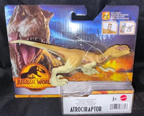 JURASSIC WORLD DOMINION ATROCIRAPTOR Mattel Jurassic Park ACTION FIGURE ...