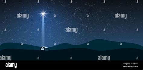 The birth of Jesus Christ. Star indicates the christmas of Jesus Christ Stock Vector Image & Art ...