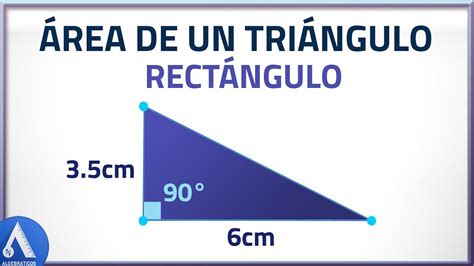 ÁREA DE UN TRIÁNGULO RECTÁNGULO (Definición y Ejemplo) - YouTube