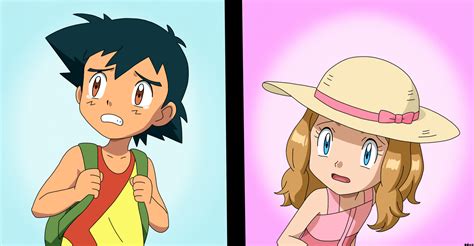 Ash and Serena Childhood by Spartandragon12 on DeviantArt