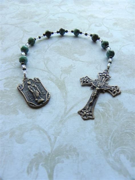 St. Jude Chaplet Pocket Rosary Catholic Saint Antique