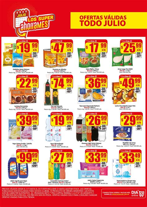 Catálogo Supermercados Dia 1 Julio al 31 Julio 2019 - Ofertas.AR