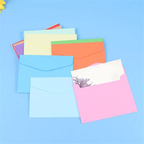 140pcs Kids Envelopes Wedding Invitations Envelopes Candy Colors Blank Envelopes | eBay
