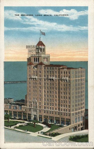 The Breakers Hotel Long Beach, CA Postcard