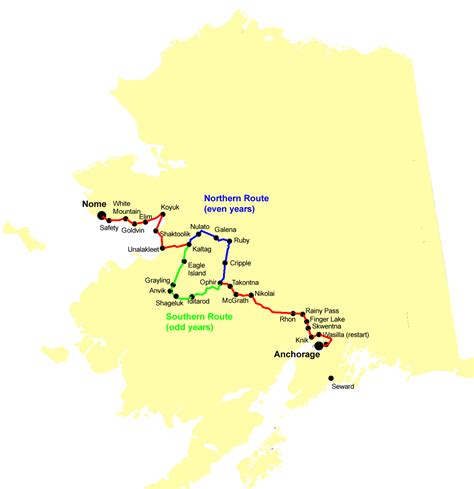 File:Alaska iditarod route.png - Wikipedia