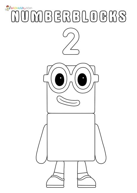 Free Printable Numberblocks Coloring Pages