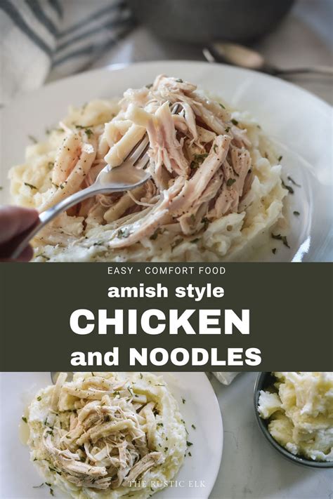 Amish Style Chicken & Noodles | Recipe | Homemade chicken and noodles, Fast dinner recipes ...