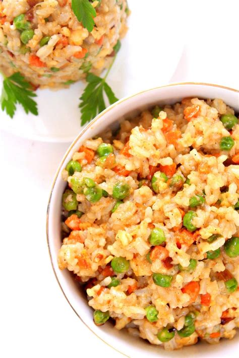 Easy Egg Fried Rice With Vegetables, Perfect As Side Or Main Dish