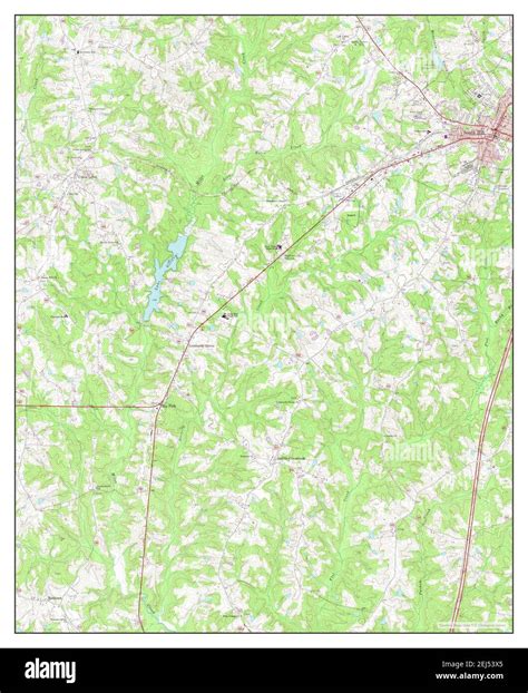 Map of south hill virginia Cut Out Stock Images & Pictures - Alamy