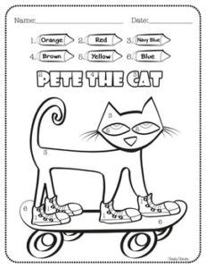 Pete The Cat - Activities - The CheekyCherubs