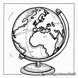 Globe Coloring Pages  Free & Printable sketch template