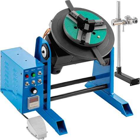 Buy VEVOR Rotary Welding Positioner 30KG Welder Turntable Table 0-90º Positioning Turntable 1-15 ...