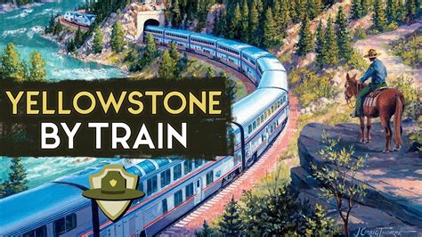 Traveling across America by train to visit Yellowstone National Park ...