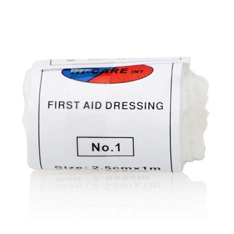 First Aid Dressing No1 Hi-Care 2.5cm x 1m - Group BM Solutions