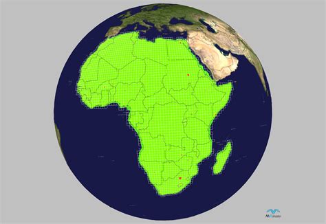 Africa 3D Terrain | MVRsimulation