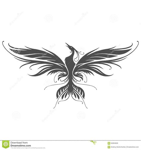 Phoenix Silhouette Vector at Vectorified.com | Collection of Phoenix ...