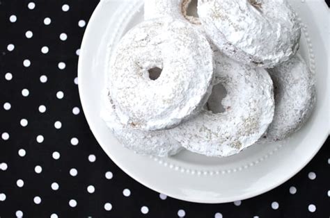 Powdered Sugar Donuts Recipe by Liz Swartz