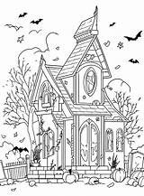 Haunted house Printable  Free Coloring Pages sketch template