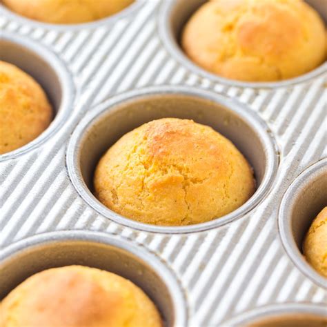 The Easiest Cornmeal Muffins - The Wooden Spoon Effect