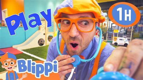 Blippi's Indoor Playground Pretend Play | 1 HOUR OF BLIPPI | Educational Videos for Kids - Uohere