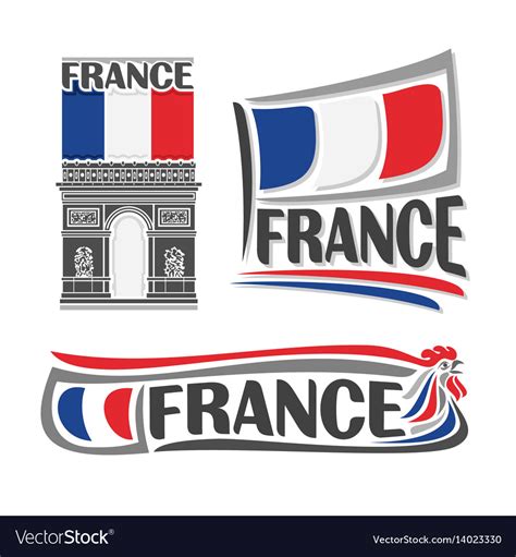 Logo for france Royalty Free Vector Image - VectorStock