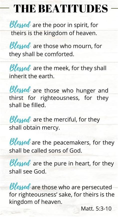 The Beatitudes – Embrace This Beautiful Life