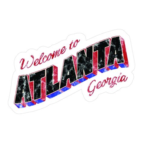 Atlanta Welcome to Atlanta Georgia Sticker Decal Bumper Sticker – The ...