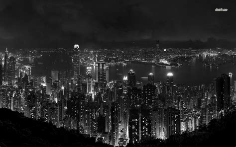 Black and White Cityscape Wallpaper - WallpaperSafari