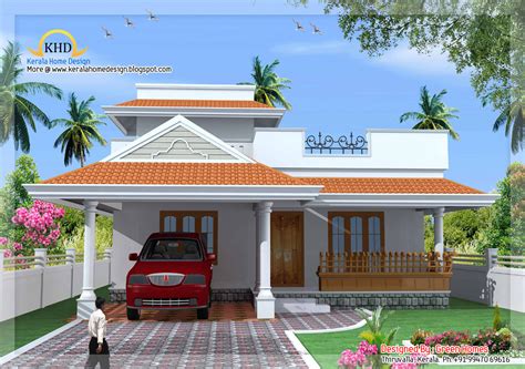 Kerala style single floor house plan - 1500 Sq. Ft. | Indian Home Decor