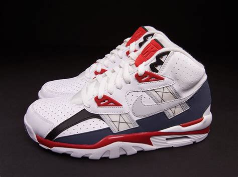 Nike Air Trainer SC High White Red Blue Bo Jackson Sneakers, Bo Jackson Shoes, Air Jordan ...