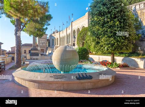 Modern art gallery in San Marino Stock Photo - Alamy