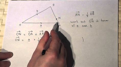 Vectors: Triangles and vectors - YouTube