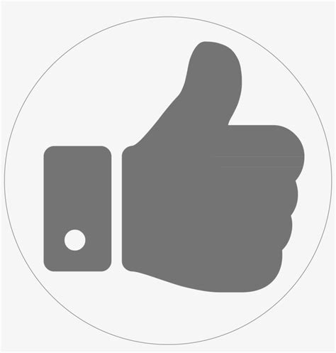 Previous - Youtube Thumbs Up Icon Png - 2917x2917 PNG Download - PNGkit