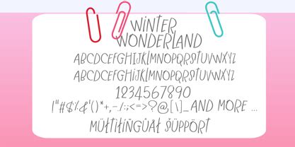 Winter Wonderland Font | Webfont & Desktop | MyFonts