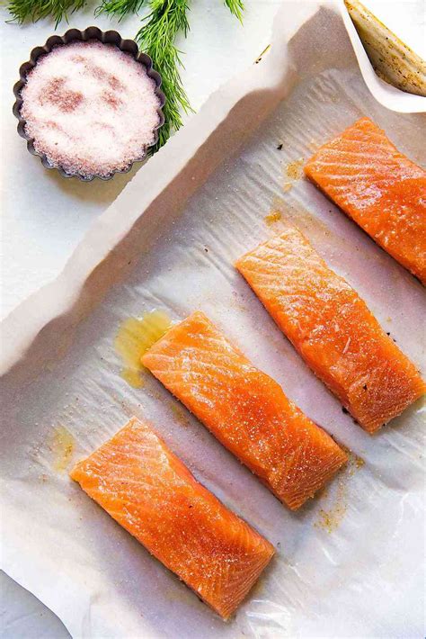 Slow Roasted Salmon with Lemon Butter Sauce - The Flavor Bender