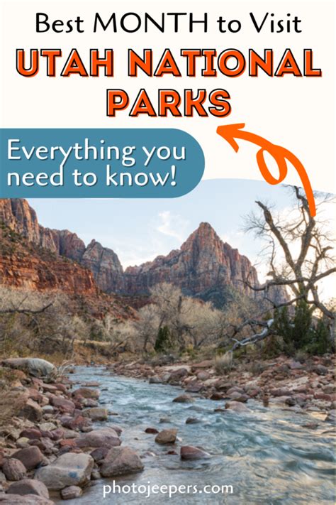 Best Month to Visit Utah National Parks - PhotoJeepers