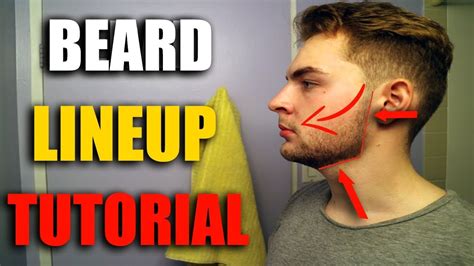 How To Line Up Your Beard-Beard Line Up Tutorial - YouTube