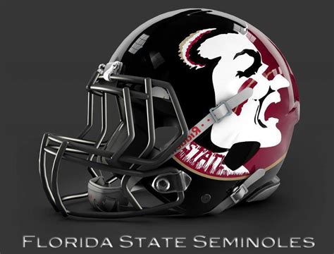 Florida State Seminoles Helmet Design | Fsu football, College football ...