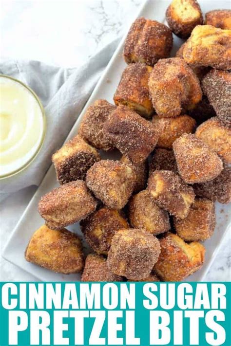 Auntie Anne's CopyCat Cinnamon Sugar Pretzel Bites • MidgetMomma